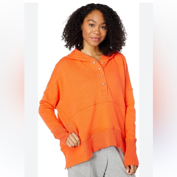 FP Movement by Free People Honey Dove Hoodie in Orange π - Picture 3 of 10